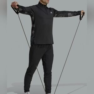 Adidas Train Essentials Camo Training 1/4-Zip Longsleeve Size XL